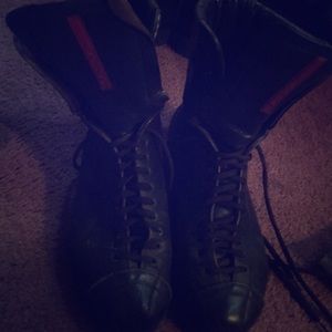 Prada Couture high top vintage boots